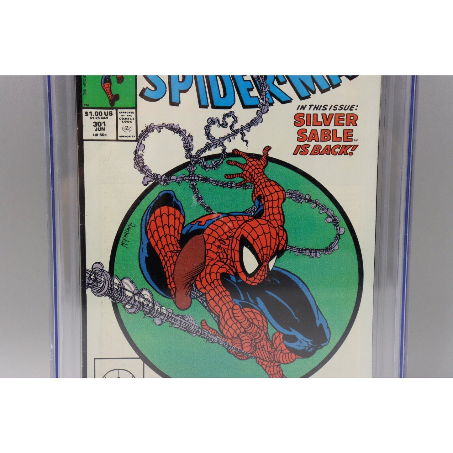 Amazing Spider-Man #301 June 1988 Marvel Comics Todd McFarlane CGC Graded 8.0 VF