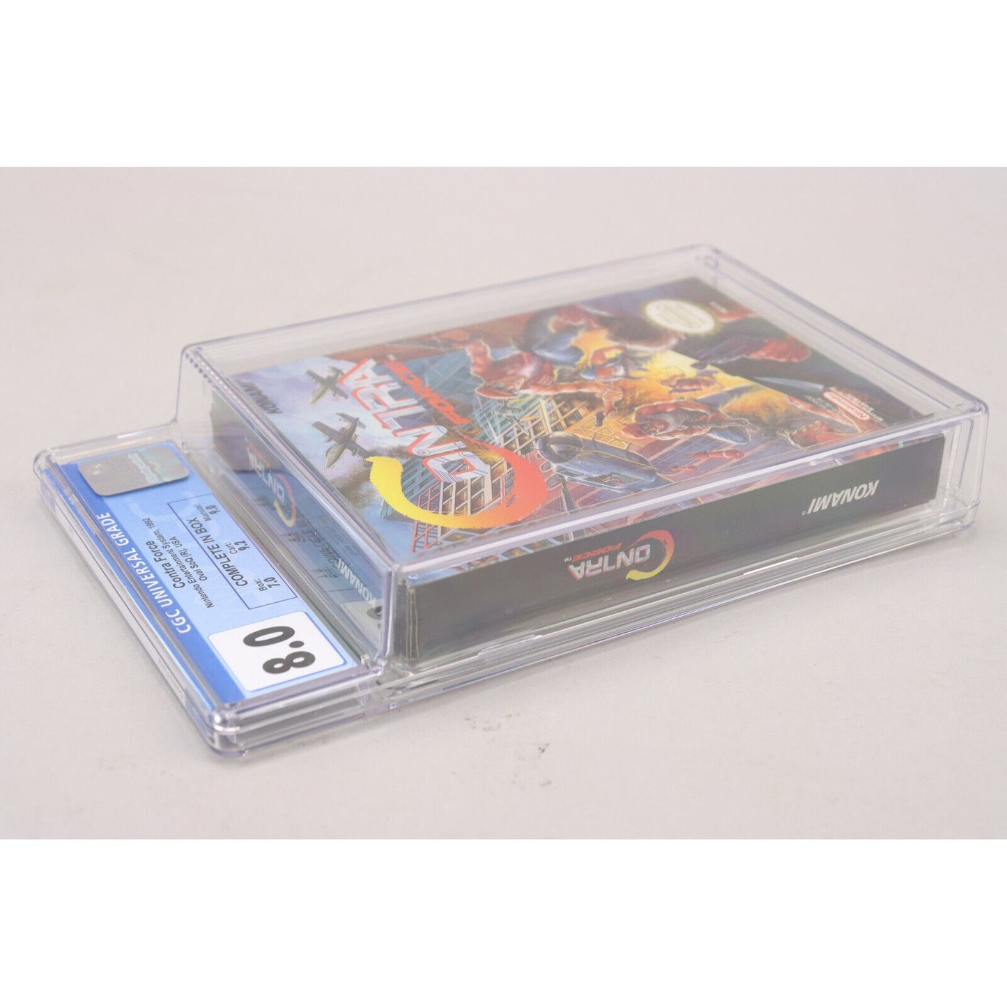 Contra Force Nintendo NES 1992 Konami CIB Complete in Box CGC Graded 8.0