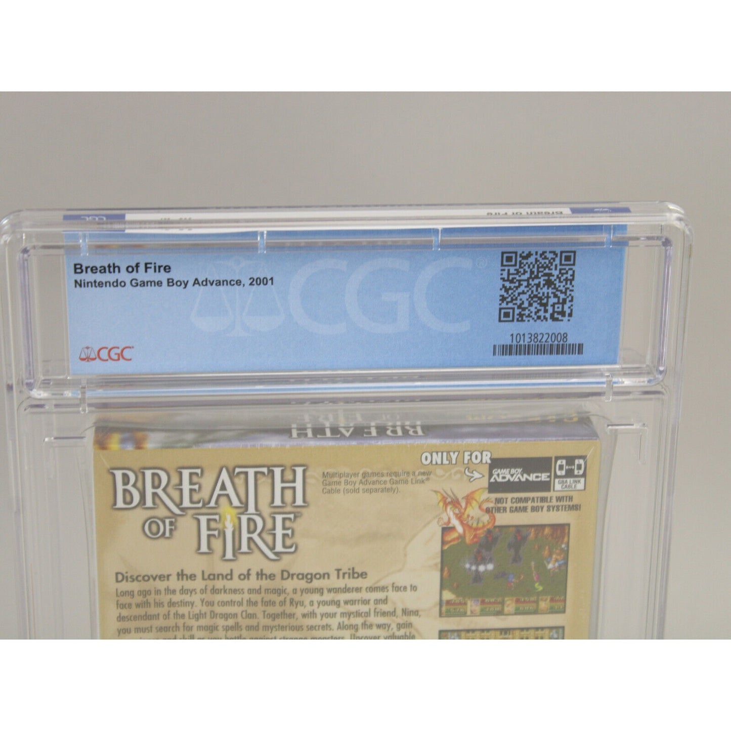 Breath of Fire Nintendo Game Boy Advance GBA New Sealed H-Seam CGC Graded 9.0 A+