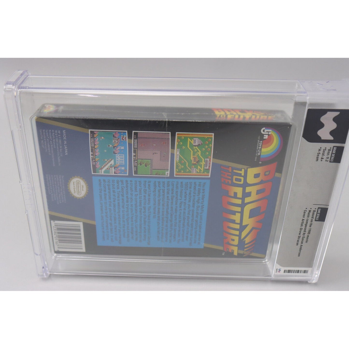 Back to the Future Nintendo NES New Factory Sealed H-Seam Wata Graded 9.2 A+