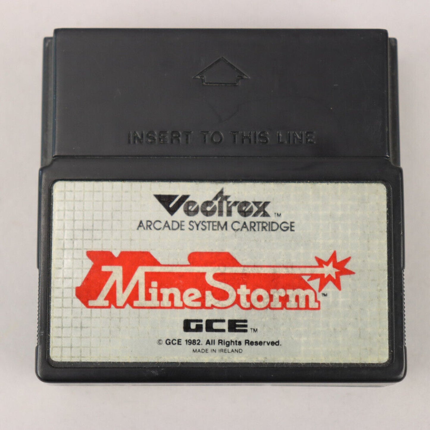Ex. Rare R10 Genuine 1983 GCE Vectrex Mine Storm 2 MineStorm II Game Cartridge