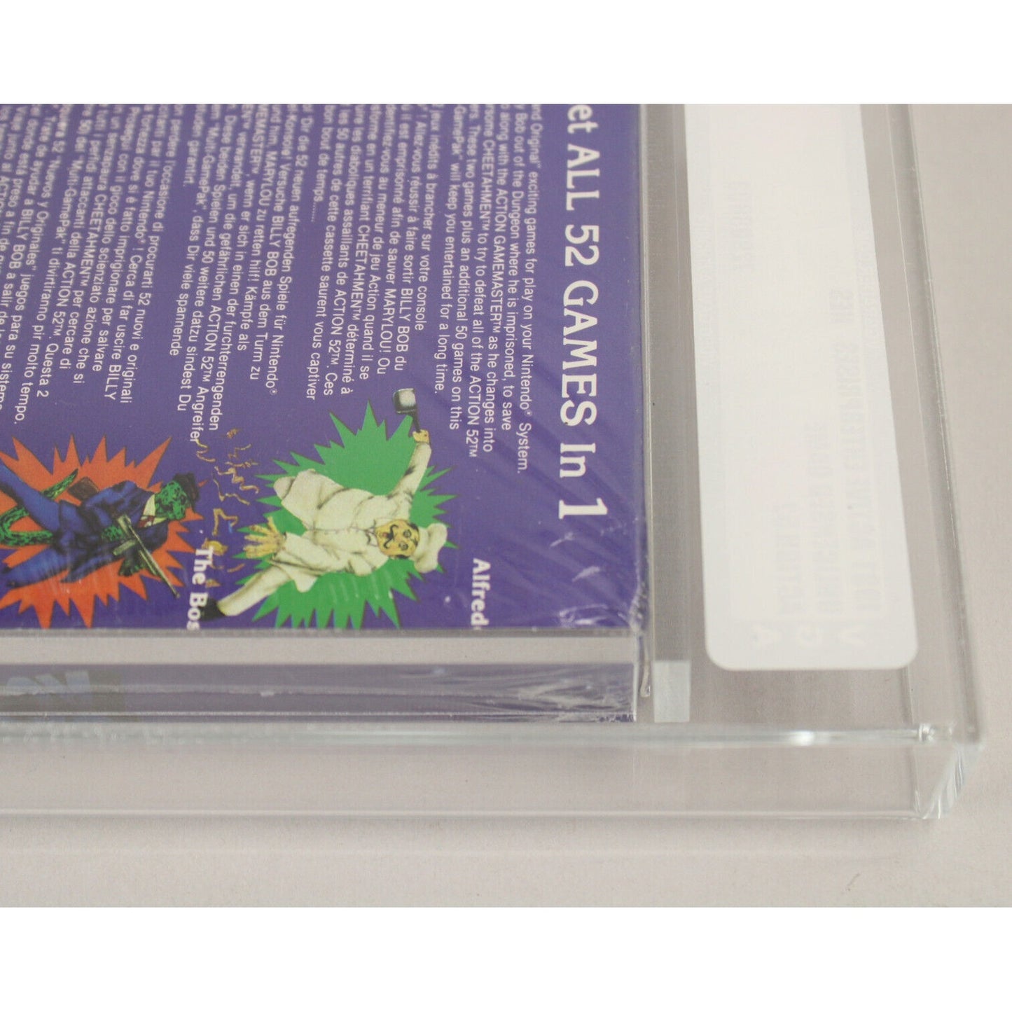 Action 52 Nintendo NES 1991 Active Ent. New Factory Sealed VGA Graded 75+ EX+/NM