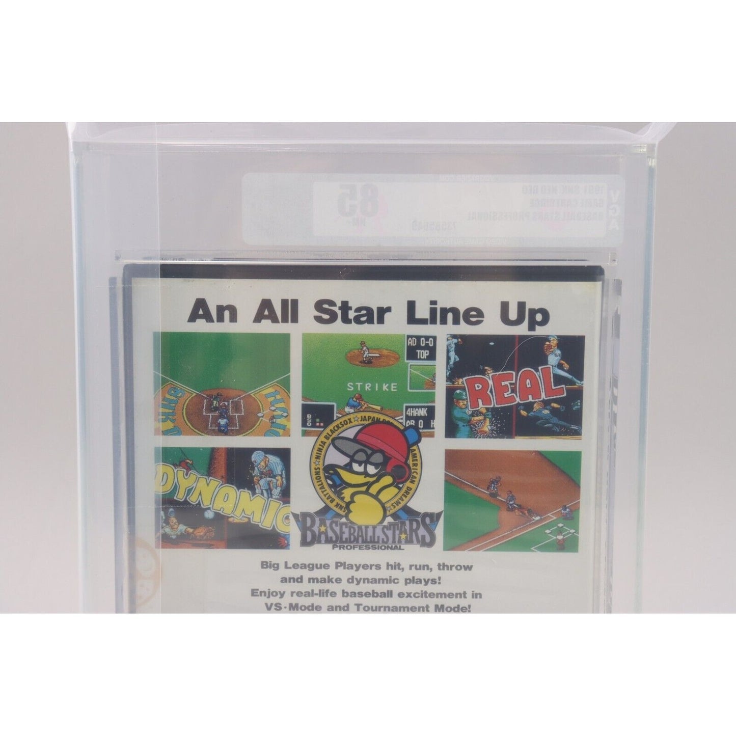 Baseball Stars Professional SNK Neo Geo New Factory Sealed VGA Graded 85 NM+