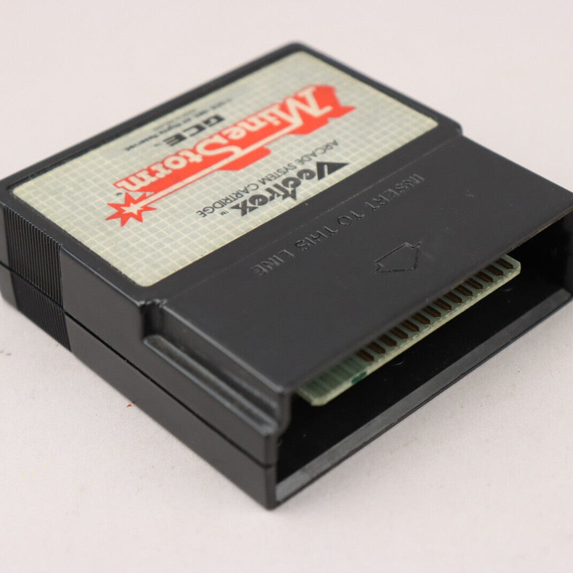 Ex. Rare R10 Genuine 1983 GCE Vectrex Mine Storm 2 MineStorm II Game Cartridge