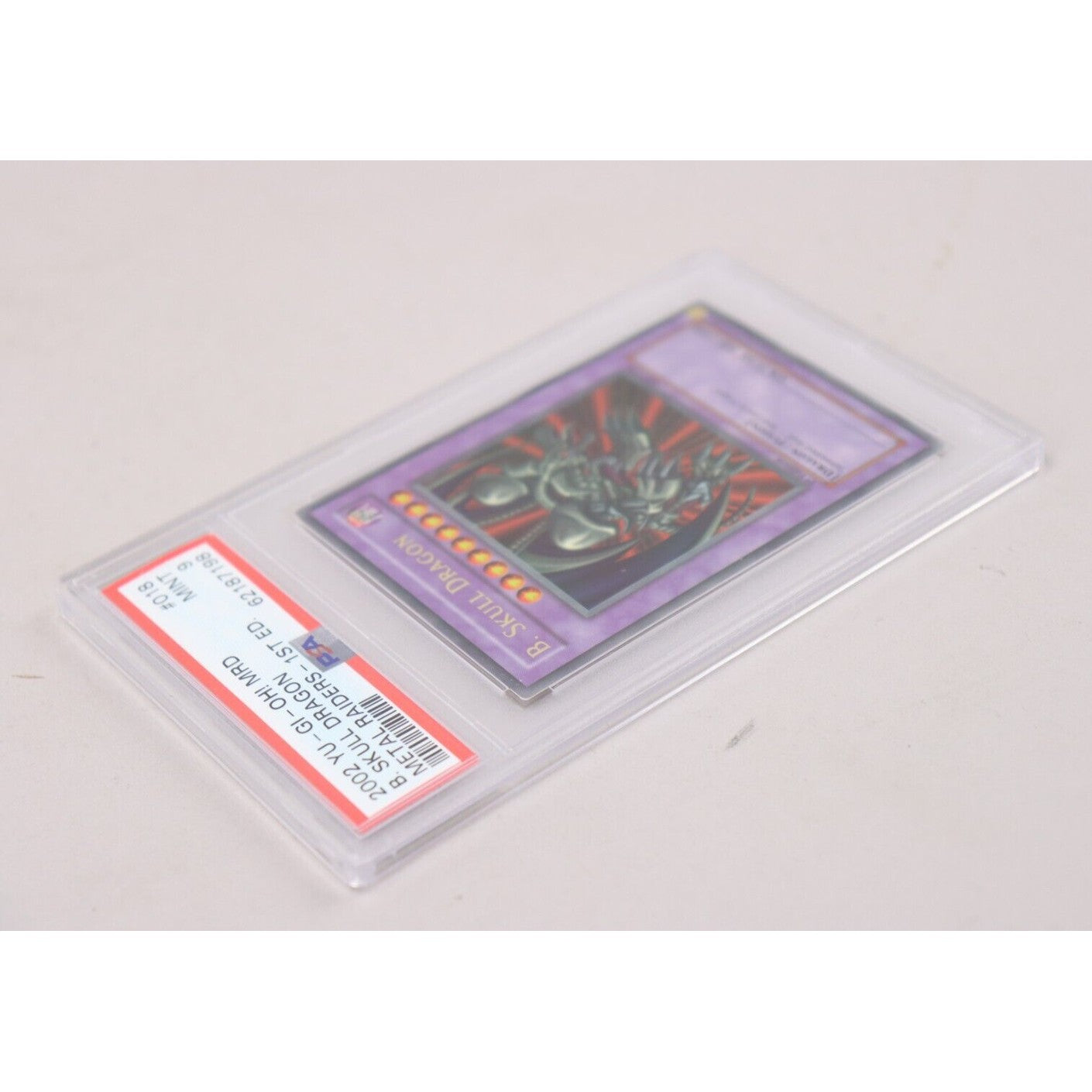 Yu-Gi-Oh MRD Metal Raiders #18 B. Skull Dragon 1st Ed. PSA Graded 9 MINT 2002