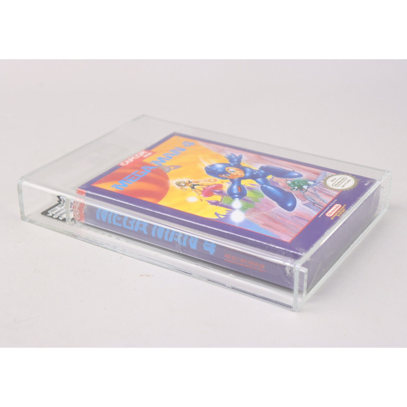 Mega Man 4 Nintendo NES 1992 Capcom New Factory Sealed H-Seam VGA Graded 80+ NM