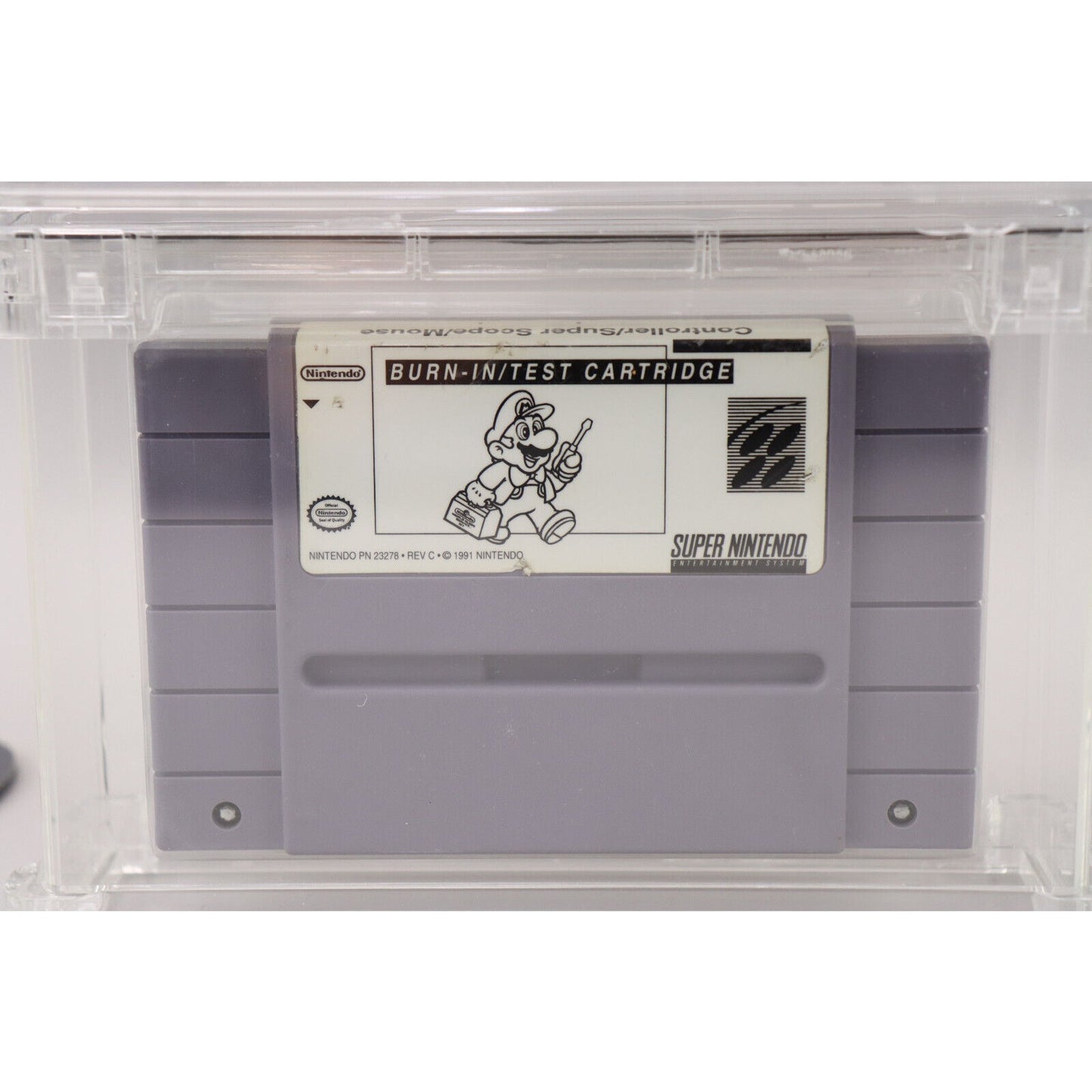 Nintendo SNES Controller/Super Scope/Mouse Burn-In/Test Cartridge Wata Certified