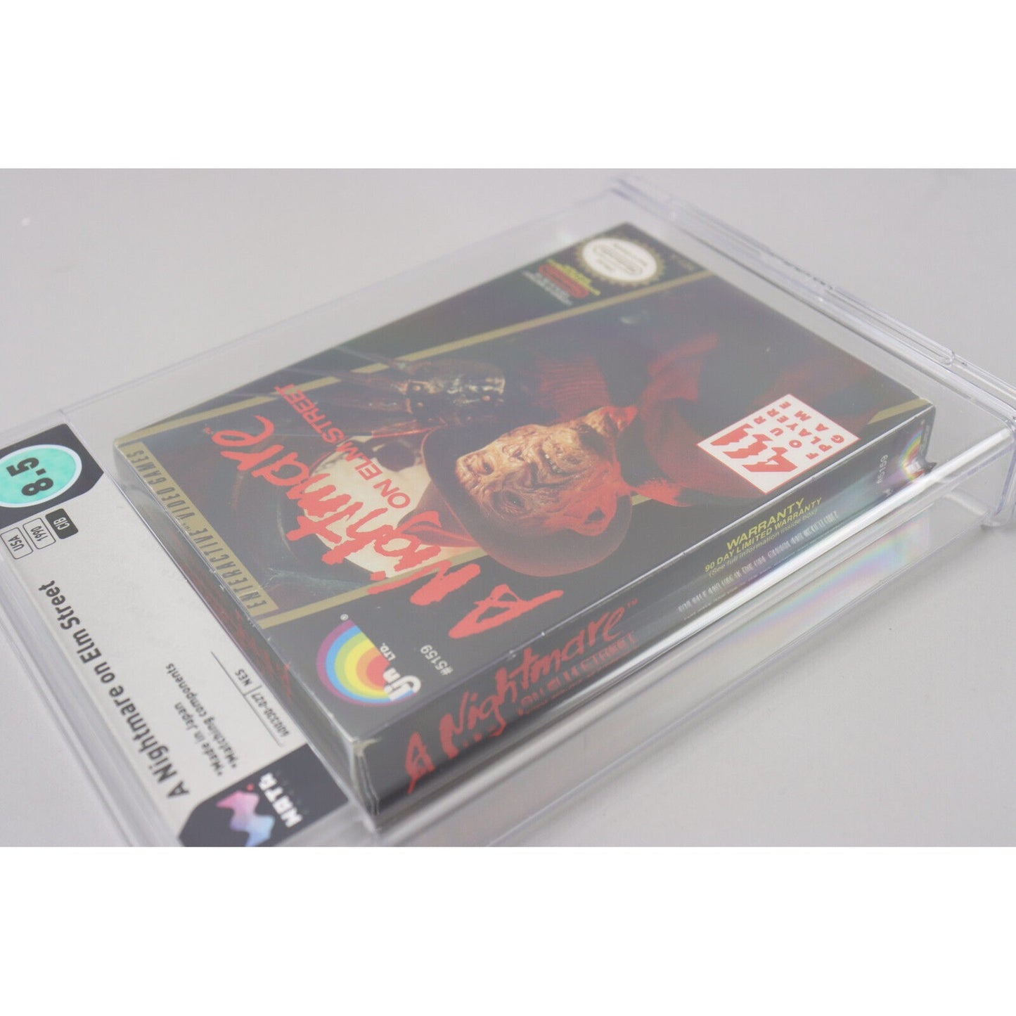A Nightmare on Elm Street Nintendo NES 1990 CIB Complete Wata Graded 8.5