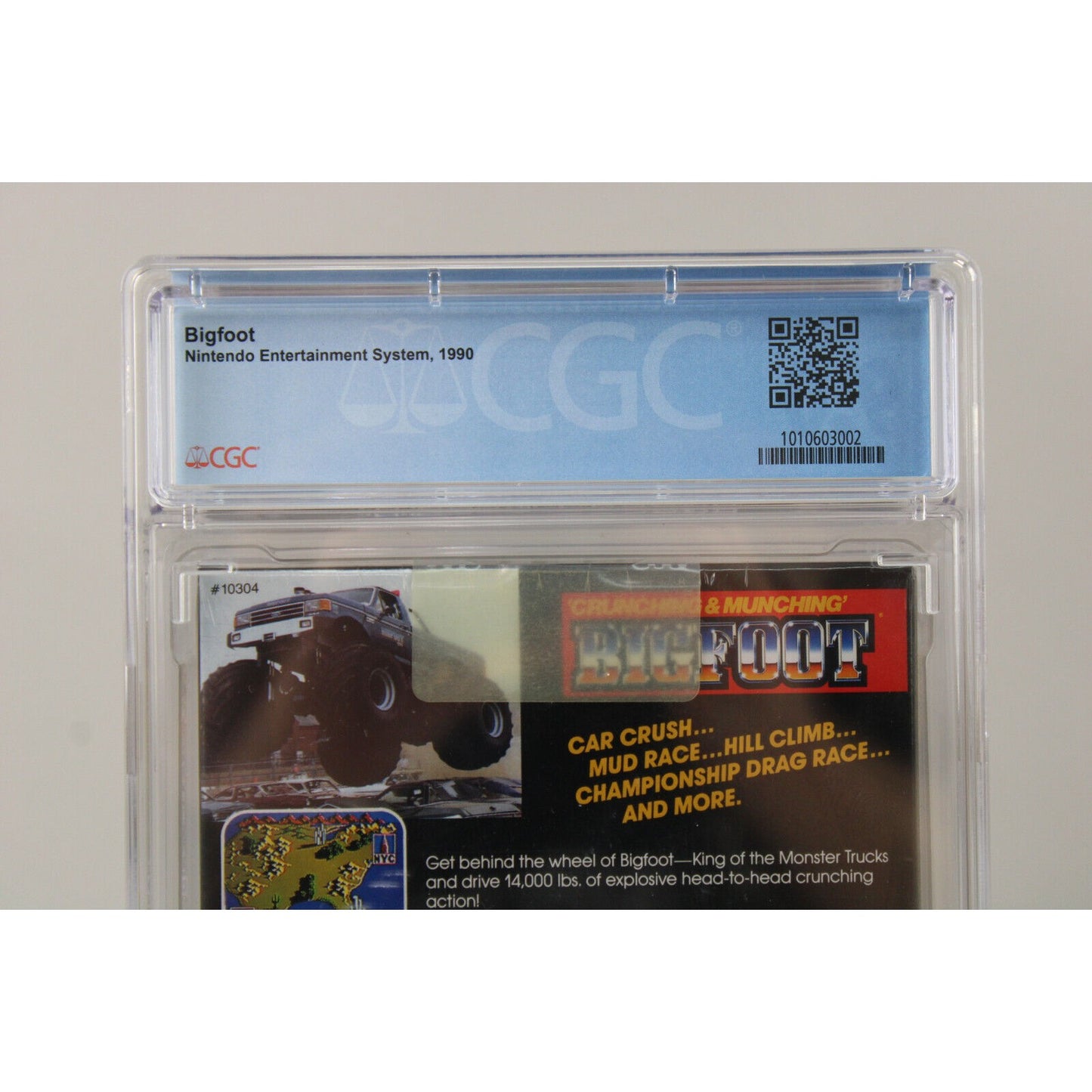 Bigfoot Nintendo NES 1990 New Factory Sealed H-Seam CGC Graded 9.0 A+ VGA Wata