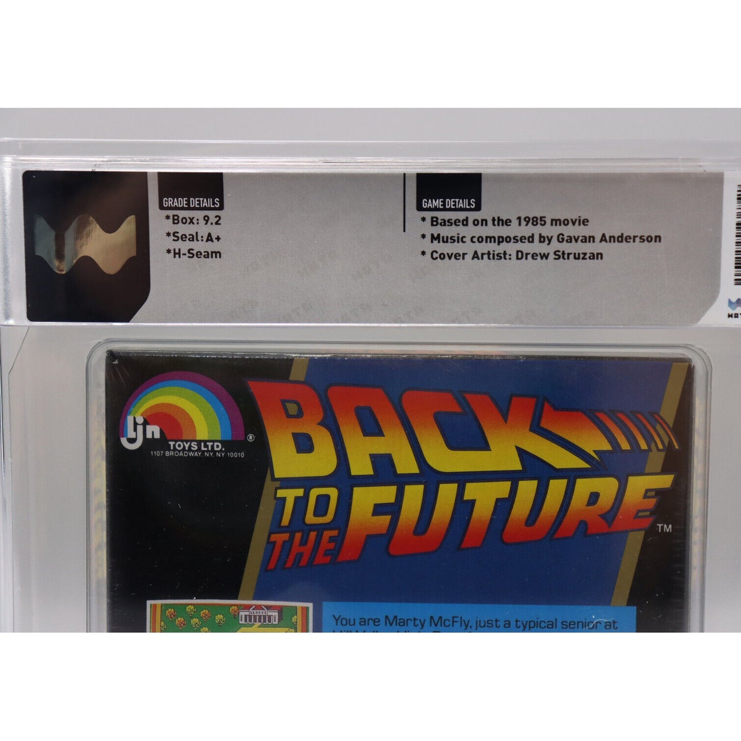 Back to the Future Nintendo NES New Factory Sealed H-Seam Wata Graded 9.2 A+