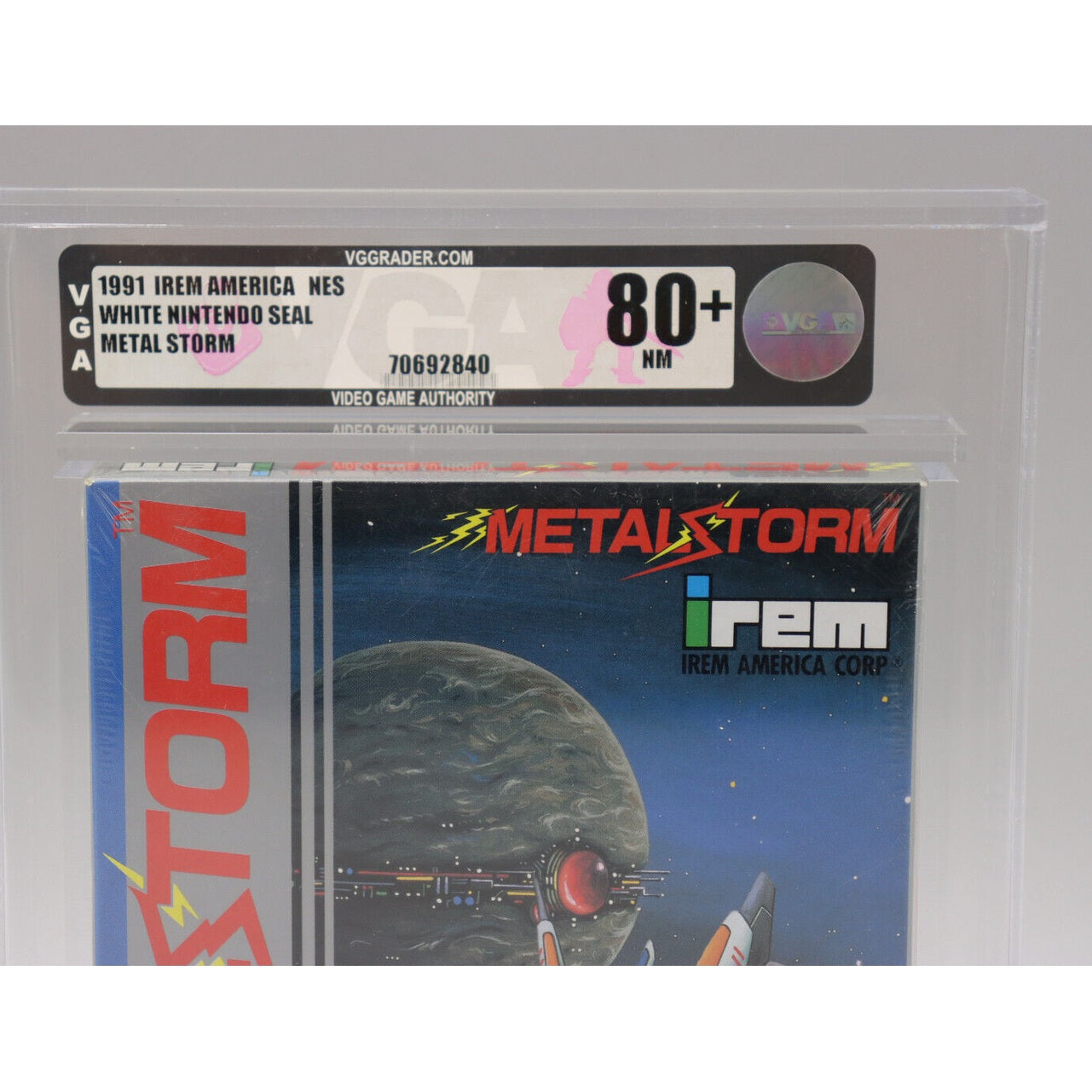 Metal Storm Nintendo NES 1991 Irem Shooter New Factory Sealed VGA Graded 80+ NM