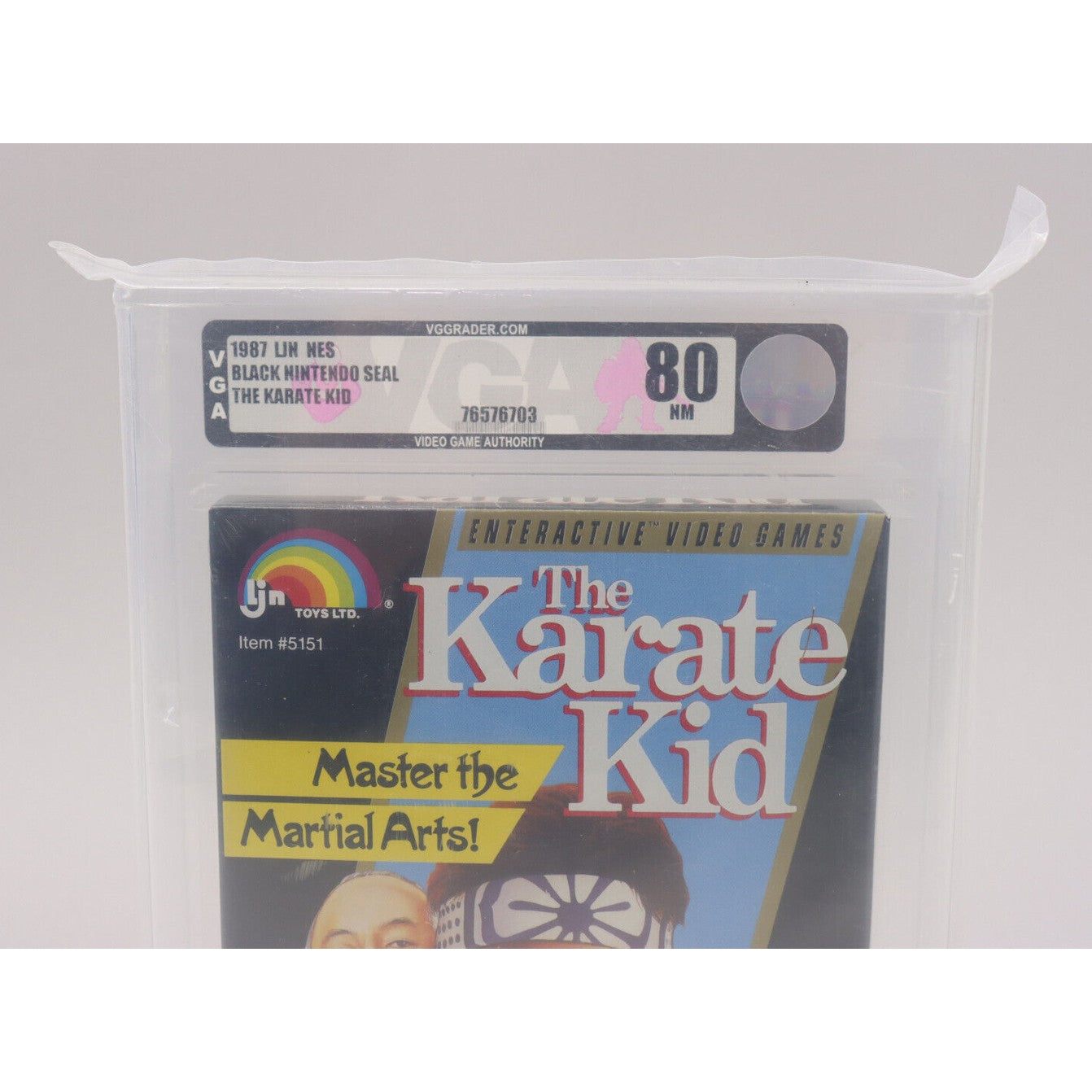 The Karate Kid Nintendo NES 1987 LJN New Factory Sealed VGA Graded 80 NM