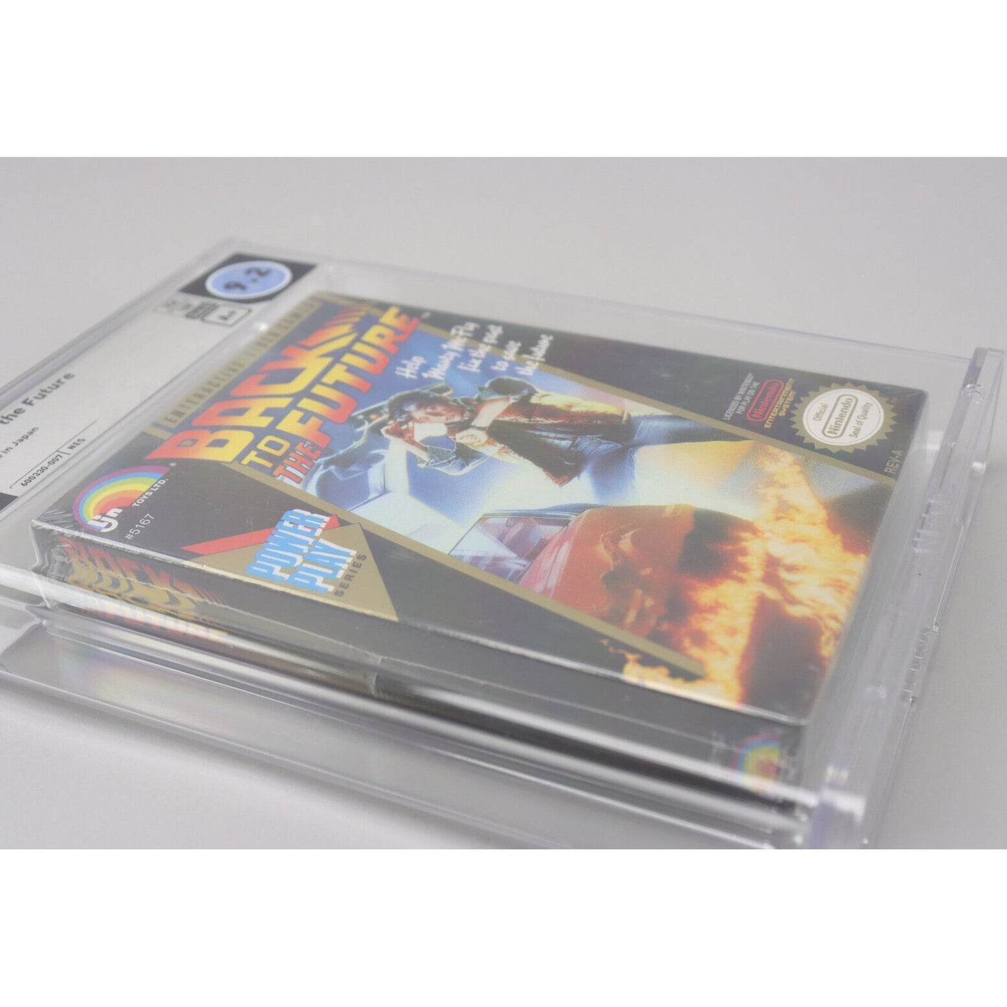 Back to the Future Nintendo NES New Factory Sealed H-Seam Wata Graded 9.2 A+