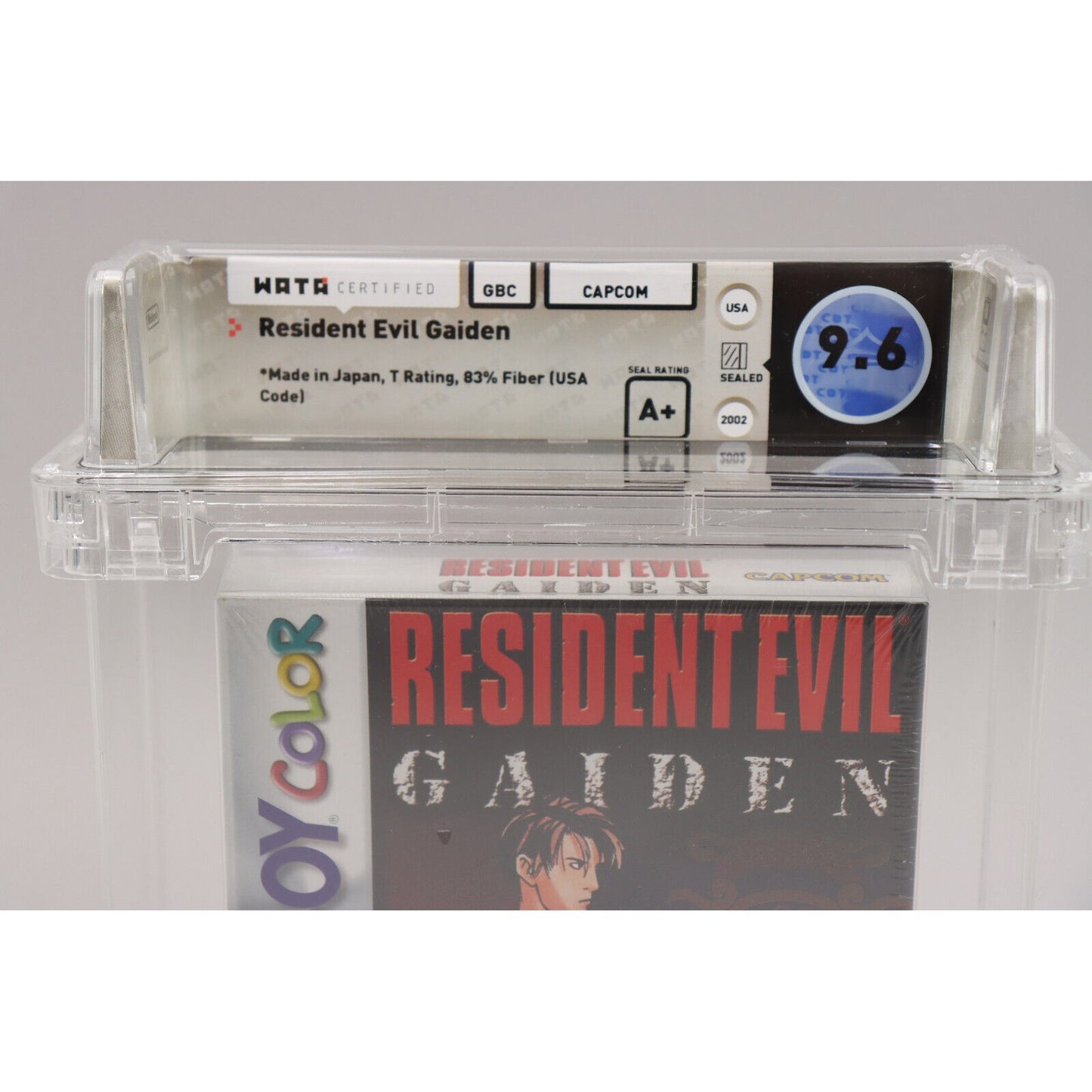 Resident Evil Gaiden Nintendo Game Boy Color GBC New Sealed Wata 9.6 A+ Wow!