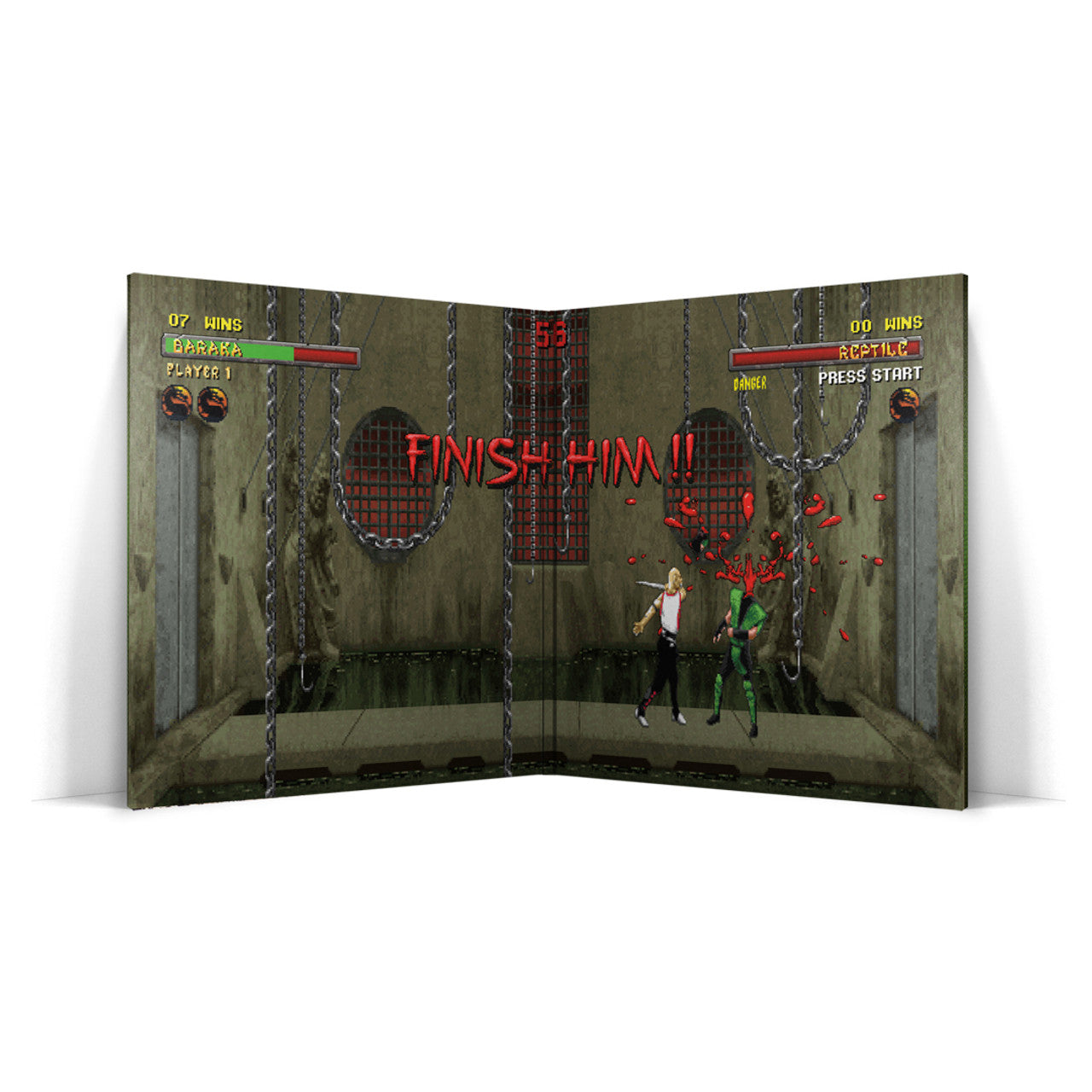 Mortal Kombat I & II: Music from the Arcade Game Soundtracks OST - Vinyl LP Record Red Swirl