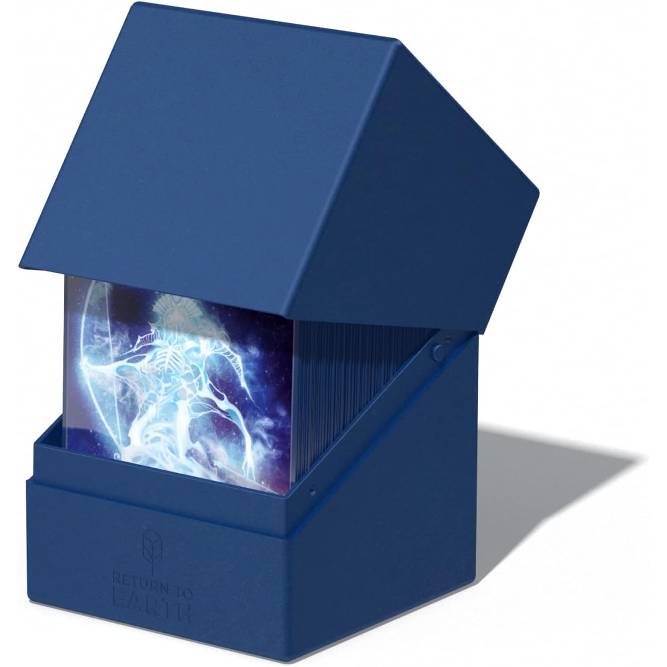 Return to Earth Boulder 100+ TCG Deck Case - Blue, Holds 100 2x Sleeved Cards - Ultimate Guard