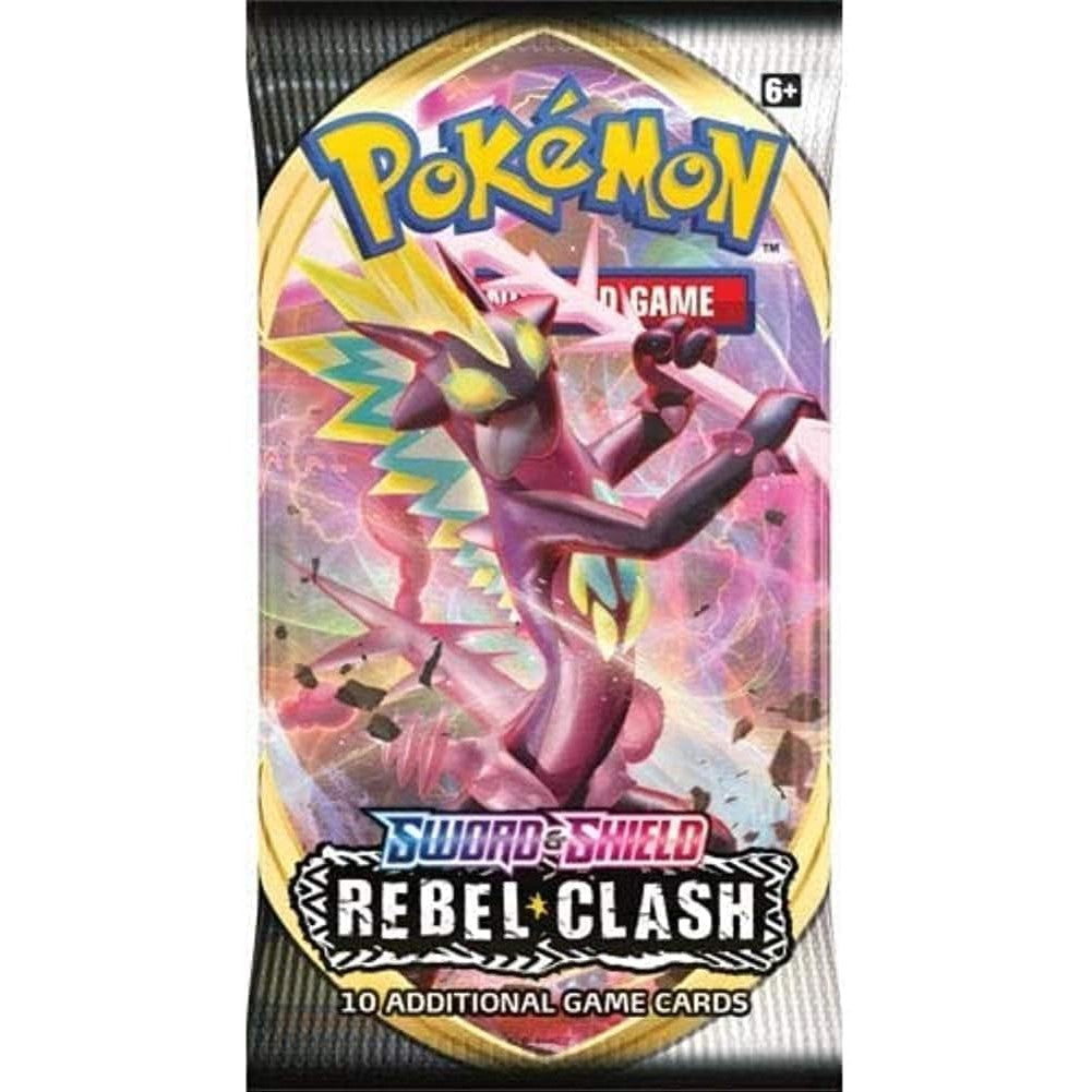 Pokemon TCG Sword & Shield Rebel Clash Booster Pack - 10 Cards