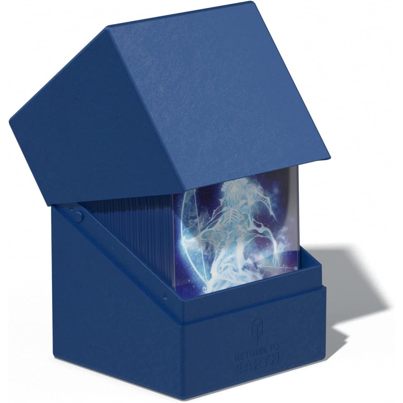 Return to Earth Boulder 100+ TCG Deck Case - Blue, Holds 100 2x Sleeved Cards - Ultimate Guard