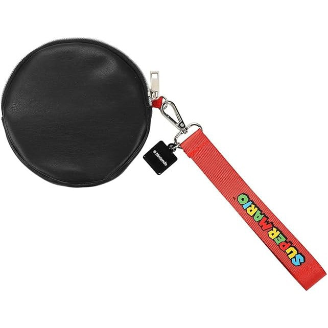 Super Mario Bros Super Mushroom Coin Pouch with Wrist Strap - Bioword