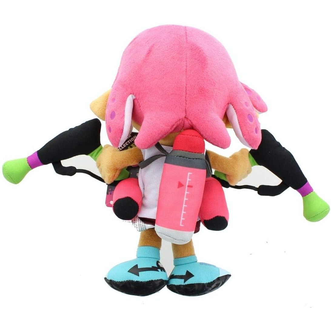 Splatoon Neon Pink Inkling Girl Plush