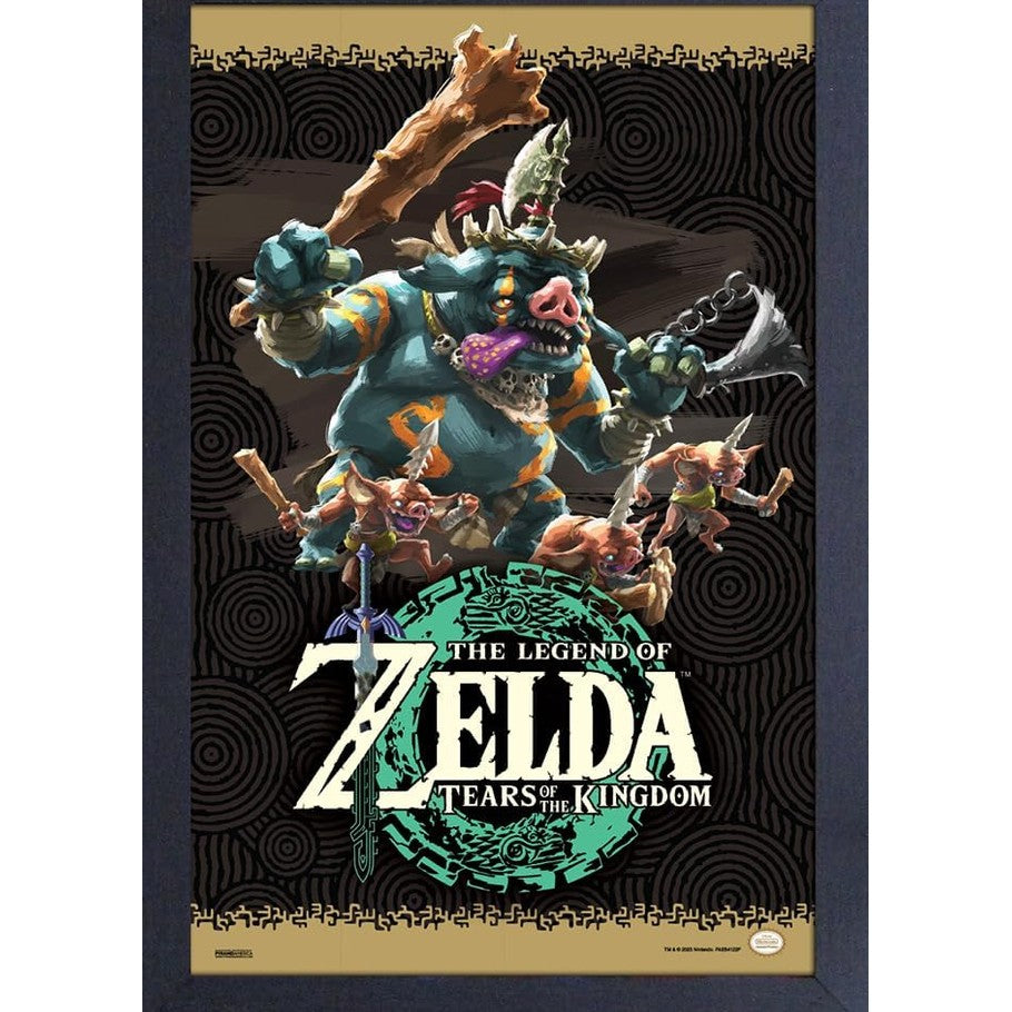 The Legend of Zelda: Tears of the Kingdom Enemies Poster Framed - Nintendo - Pyramid America