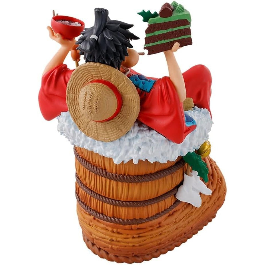One Piece Monkey D. Luffy & Tony Tony Chopper Holiday Meal Statue Figure - Megahouse - Petitrama DX