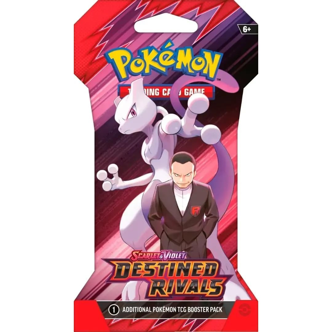 Pokemon TCG Scarlet & Violet Destined Rivals Sleeved Booster Pack - 10 Cards