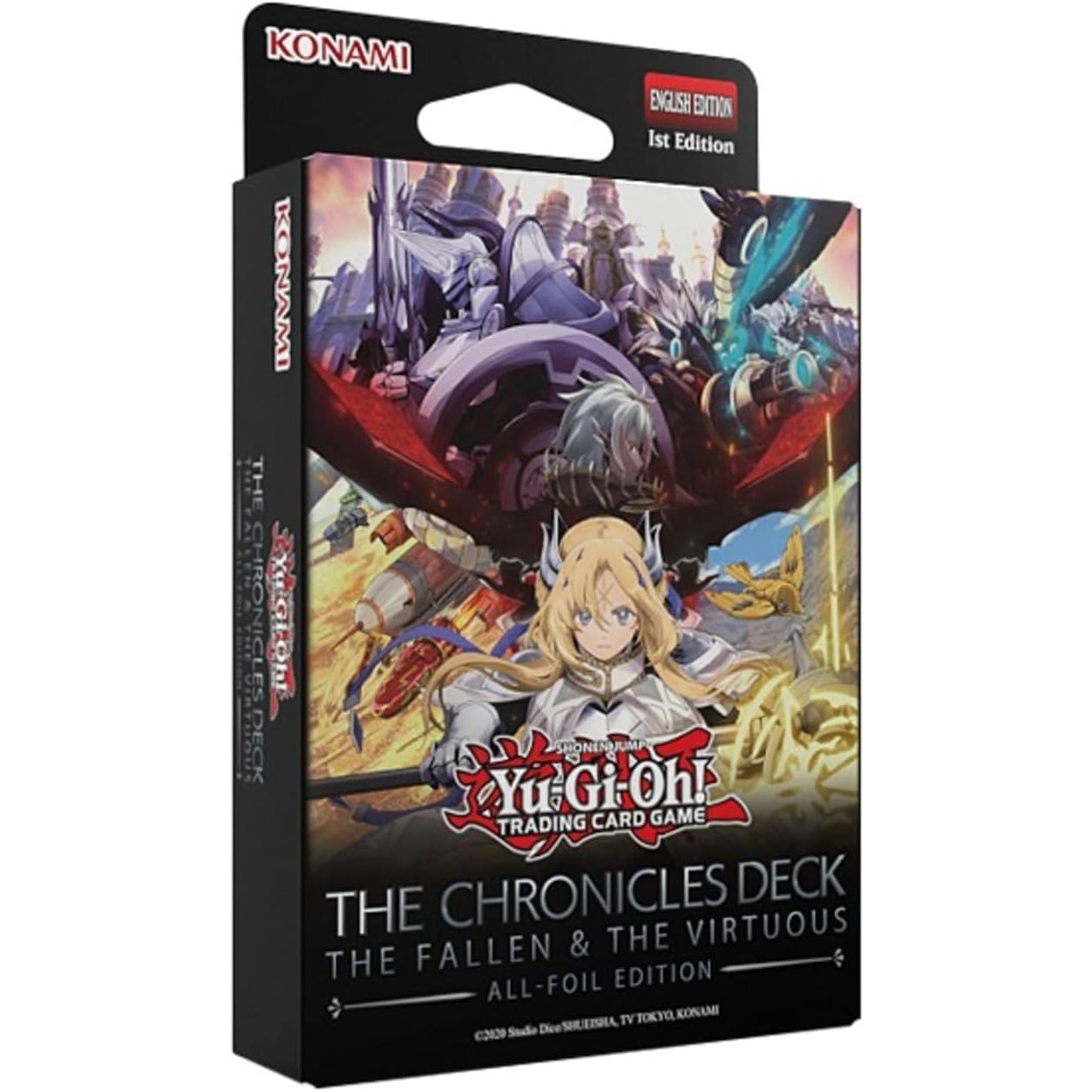 Yu-Gi-Oh! TCG The Chronicles Deck: The Fallen & The Virtuous - All-Foil Edition, 51 Cards - Konami