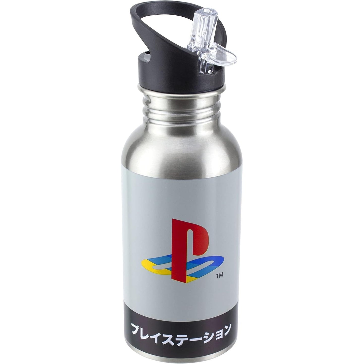 PlayStation Heritage Stainless Steel Water Bottle - 500 ml, 16.9 fl oz - Paladone