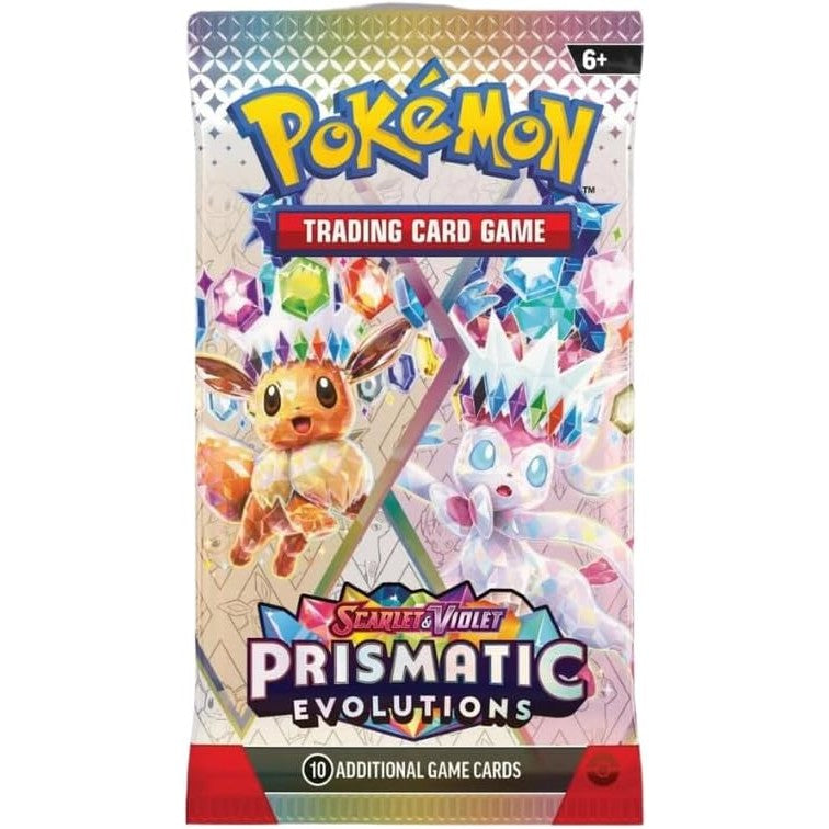 Pokemon TCG Scarlet & Violet Prismatic Evolutions Booster Pack - 10 Ca JustPressPlayOnline Pokemon TCG Scarlet & Violet Prismatic Evolutions Booster Pack - 10 Ca JustPressPlayOnline
