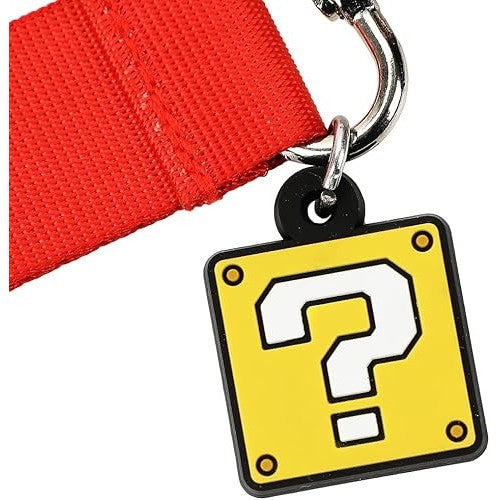 Super Mario Bros Super Mushroom Coin Pouch with Wrist Strap - Bioword