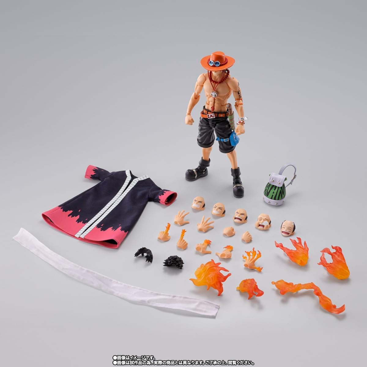 One Piece Fire Fist Portgas.D.Ace Action Figure - Bandai Spirits - S.H.Figuarts