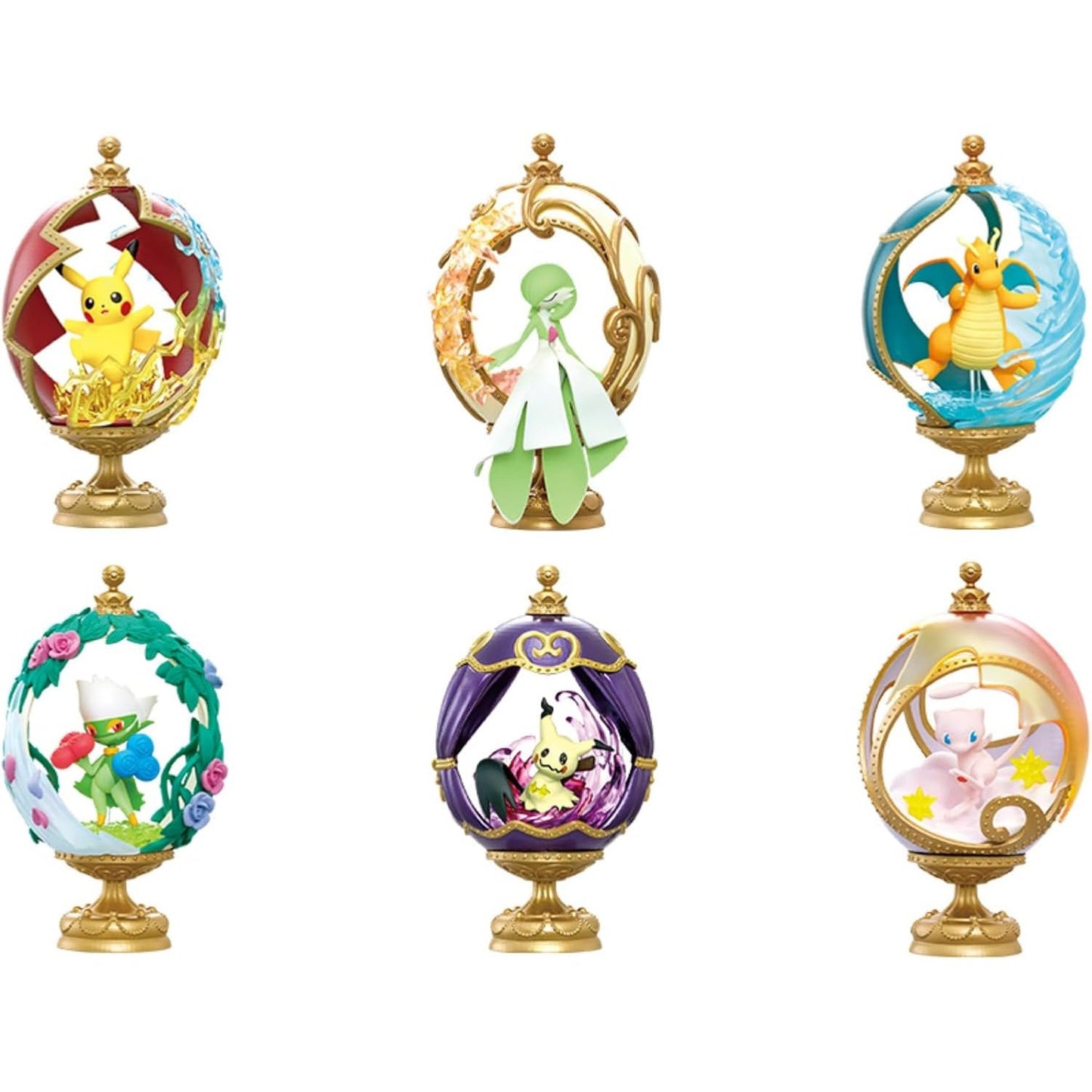Pokemon Ovaltique Collection Blind Box - 1 Random Figure, 6 Possible Designs - Re-Ment