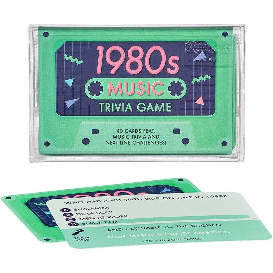 1980s Music Trivia Game - Cassette Tape - Ridley's Games
