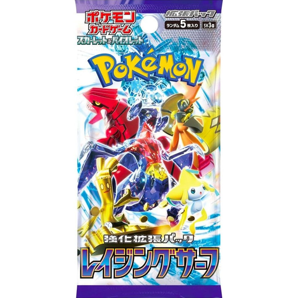 Pokemon TCG Raging Surf Booster Pack SV3a - 5 Cards, Japanese