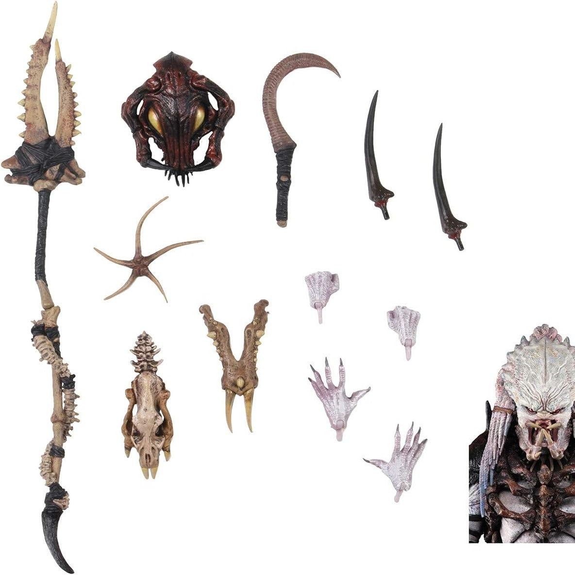 Predator Ultimate Alpha Predator Special 100th Edition Action Figure - NECA