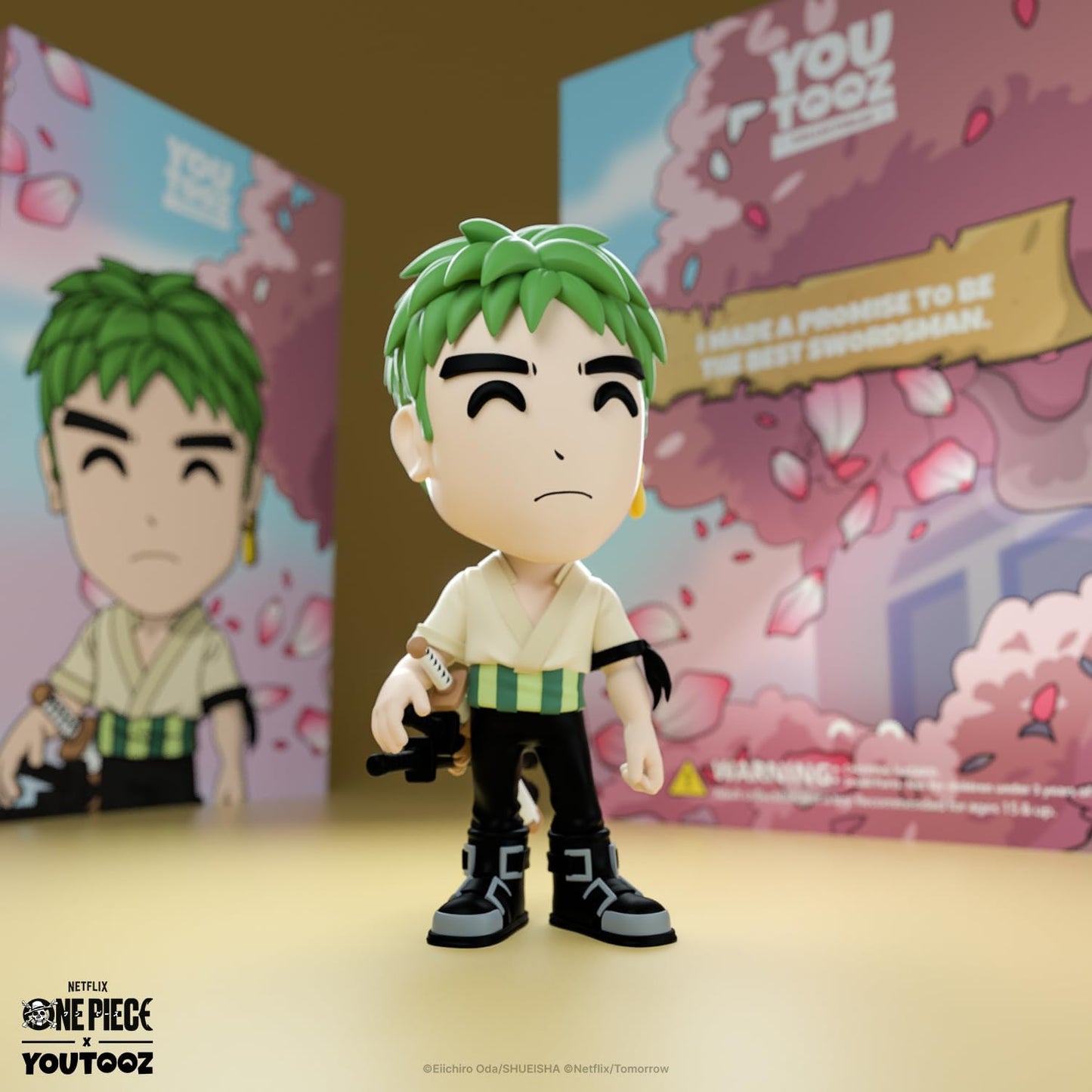 One Piece Netflix Series Zoro Vinyl Figure - Youtooz #1