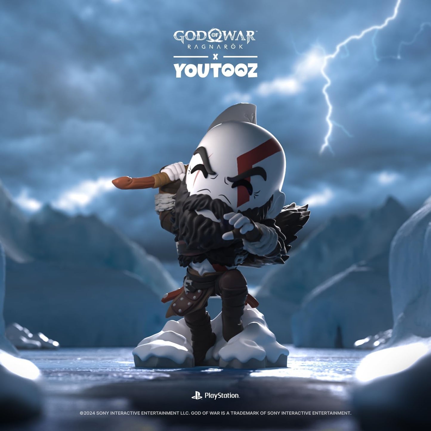 God of War: Ragnarok Kratos Vinyl Figure - Youtooz - God of War: Ragnarok Collection #0
