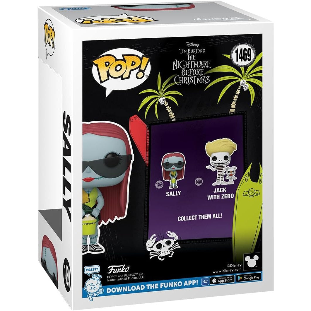 The Nightmare Before Christmas Sally with Glasses Beach Funko Pop! #1469