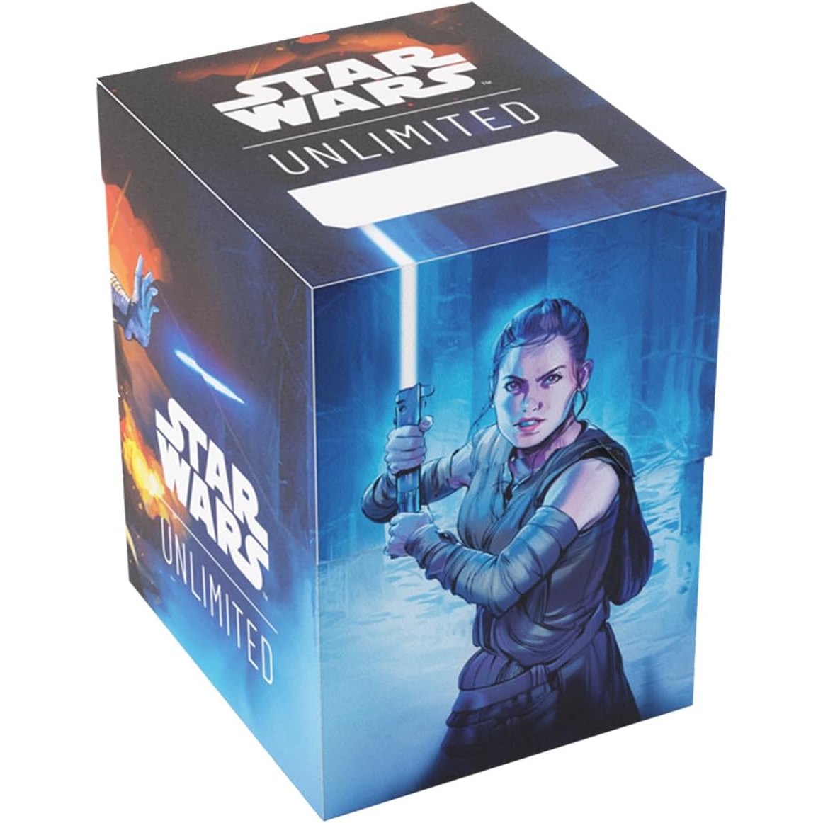 Star Wars Unlimited TCG Rey & Kylo Ren Soft Crate Deck Box - Holds 60 Double-Sleeved Cards - Gamegenic