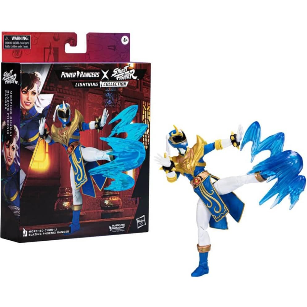 Power Rangers x Street Fighter Blazing Phoenix Chun-Li Action Figure - Hasbro Lightning Collection