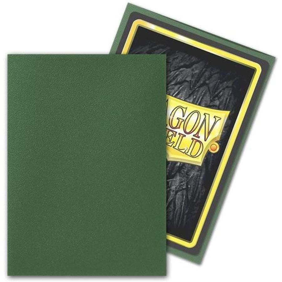 Dragon Shield Matte TCG Card Sleeves - Forest Green, 100 Ct., Standard Size - Arcane Tinmen