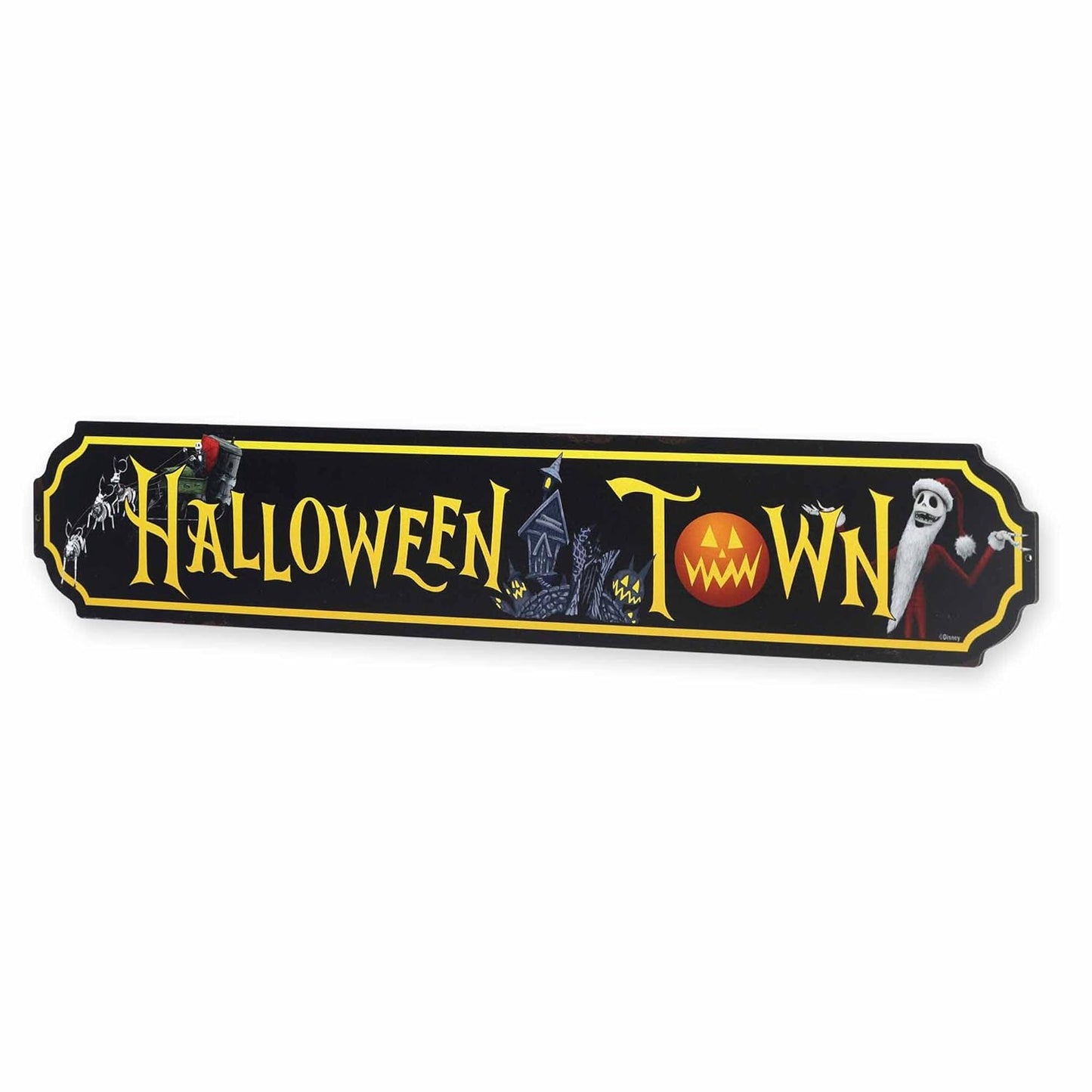Nightmare Before Christmas Halloween Town Metal Sign - Disney, Open Road Brands