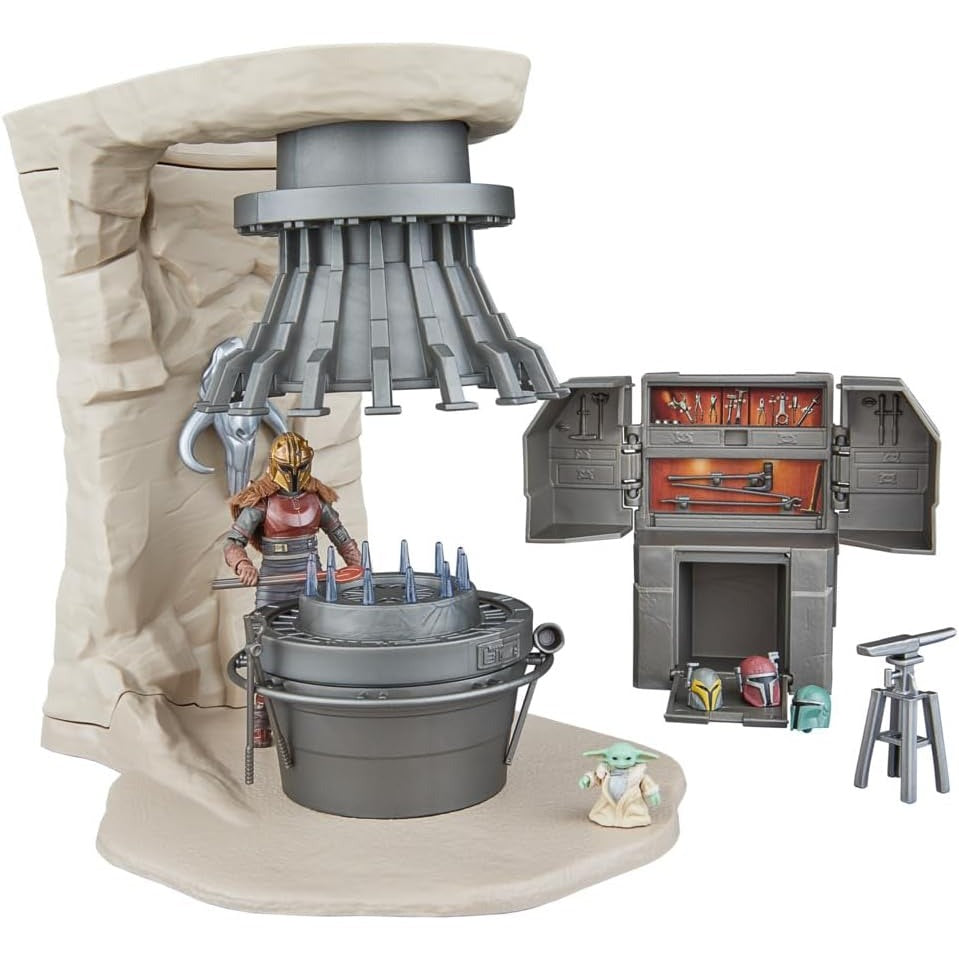 Star Wars: The Mandalorian The Armorer's Forge Playset - Hasbro - Star Wars: The Vintage Collection