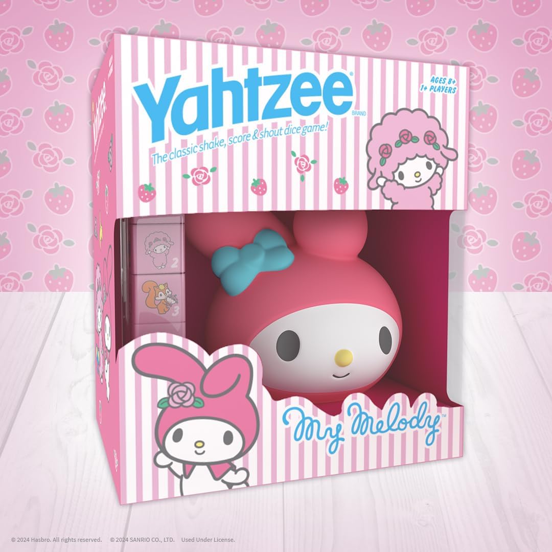 Yahtzee My Melody Dice Game - Hello Kitty and Friends - USAopoly