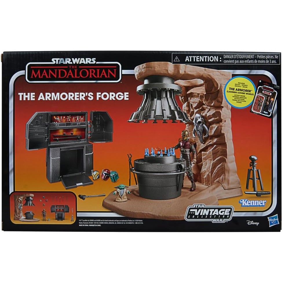 Star Wars: The Mandalorian The Armorer's Forge Playset - Hasbro - Star Wars: The Vintage Collection
