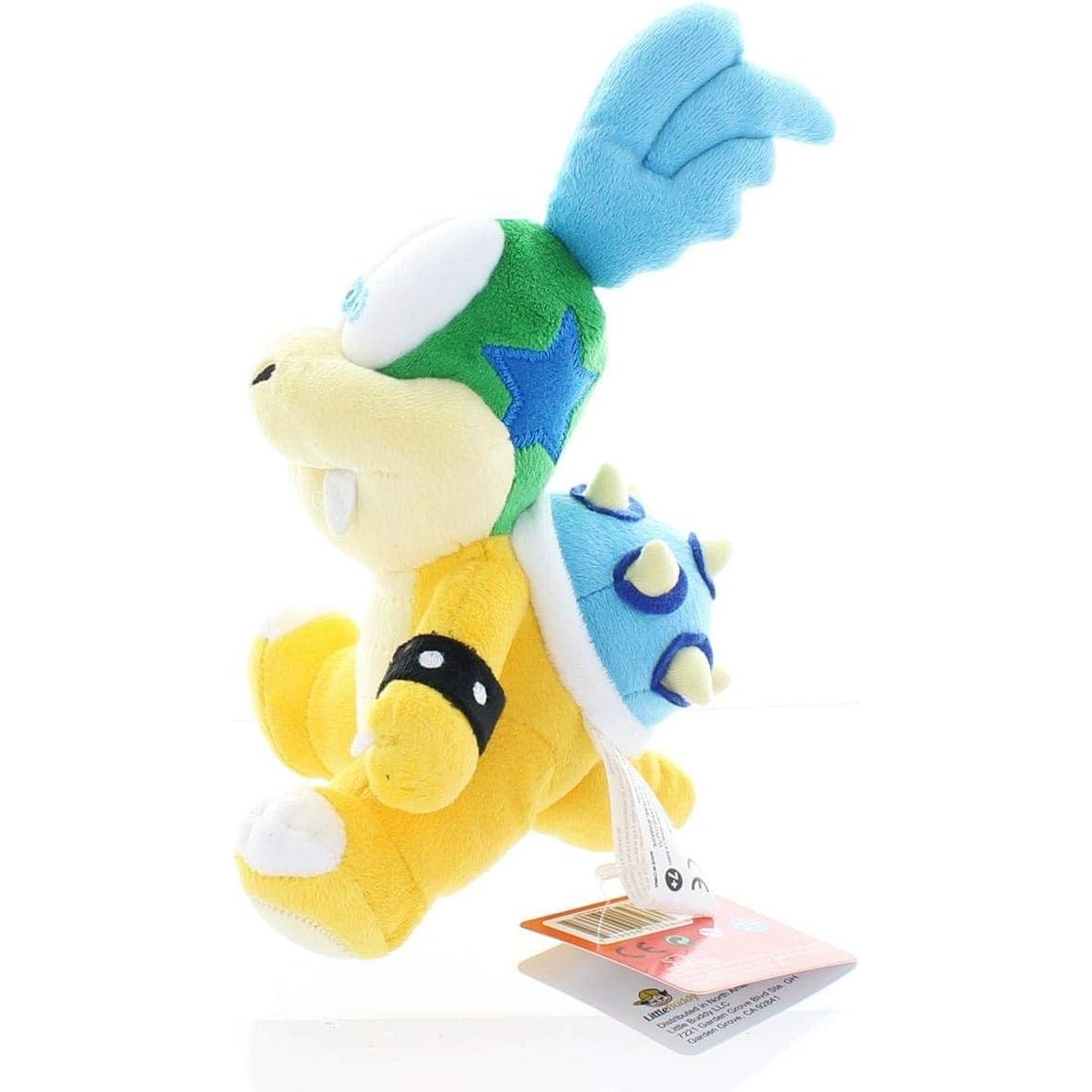 Super Mario Bros. Larry Koopa Koopalings 7" Plush - San-ei, Little Buddy - All Star Collection