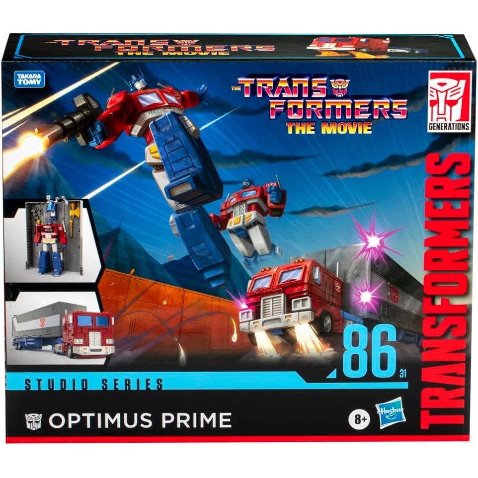 The Transformers: The Movie Commander Class Optimus Prime Action Figure - Hasbro, Takara Tomy - Studio Series 86-31