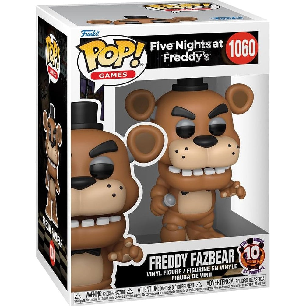 Five Nights at Freddy's Freddy Fazbear 10th Anniversary Ver. Vinyl Figure - Funko - POP! Games #1060