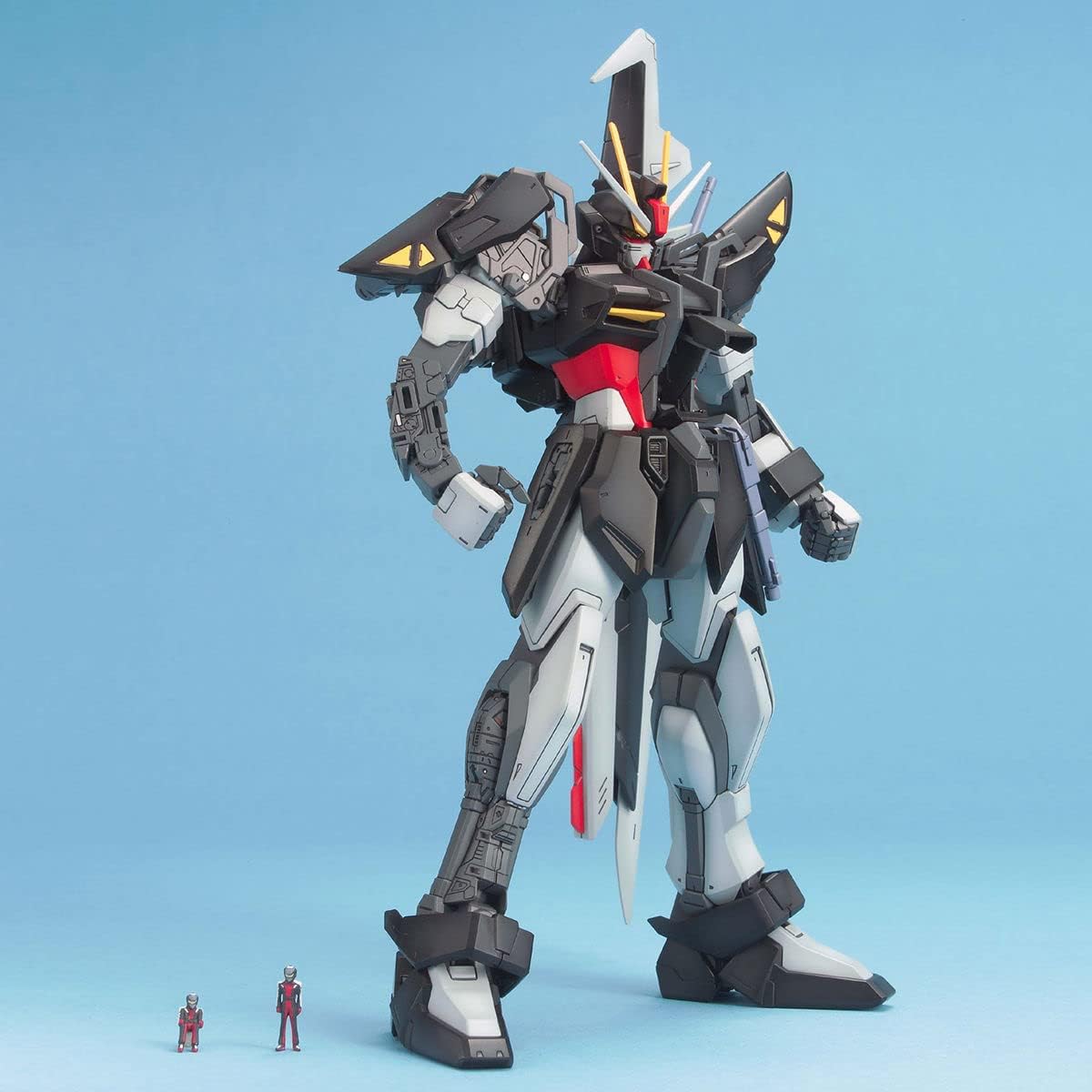Mobile Suit Gundam SEED C.E. 73: Stargazer GAT-X105E+AQM/E-X09S Strike Noir Gundam Ver. A.N.I.M.E. Model Kit - Bandai Spirits - Robot Spirits